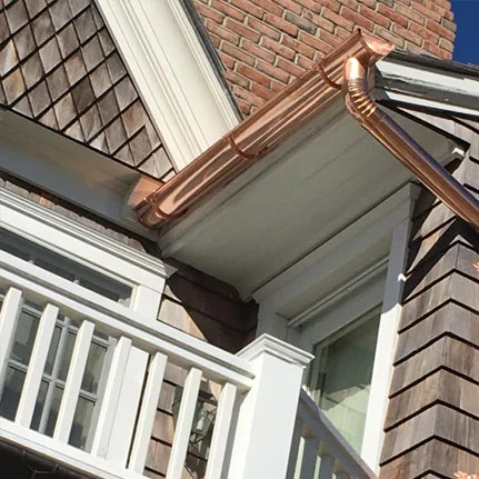 copper gutter installation Kings Park ny